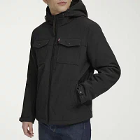 Levi's Mens Lined Water Resistant Sherpa Midweight Softshell Jacket