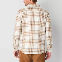 mutual weave Mens Regular Fit Long Sleeve Flannel Shirt