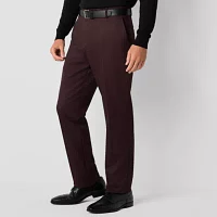 J. Ferrar Mens Slim Fit Flat Front Suit Pants