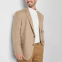 Stafford American Wool Mens Big and Tall Stretch Fabric Regular Fit Sport Coat