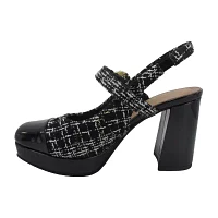 Pop Womens Sabbie Block Heel Pumps