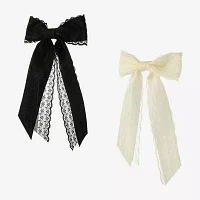 Bijoux Bar Lace 2-pc. Hair Bow