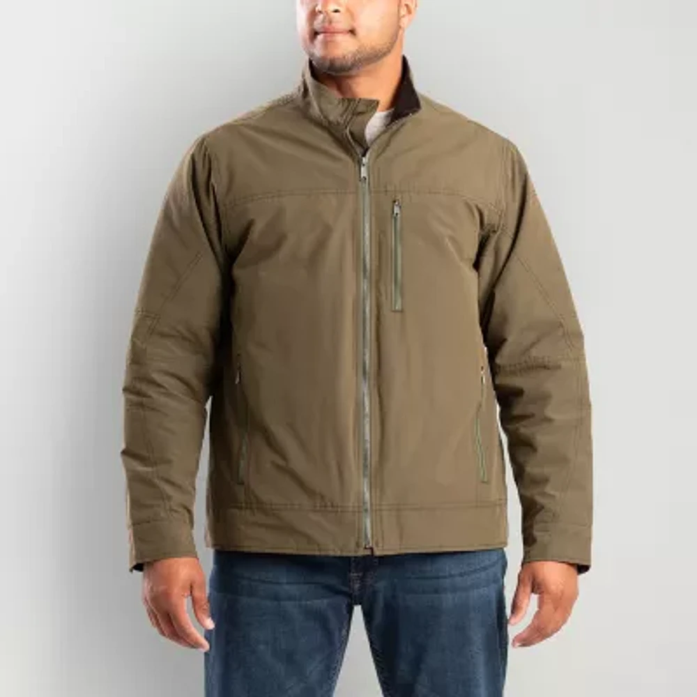 Berne Highland Quilt-Lined Micro-Duck Mens Wind Resistant Lightweight Work Jacket