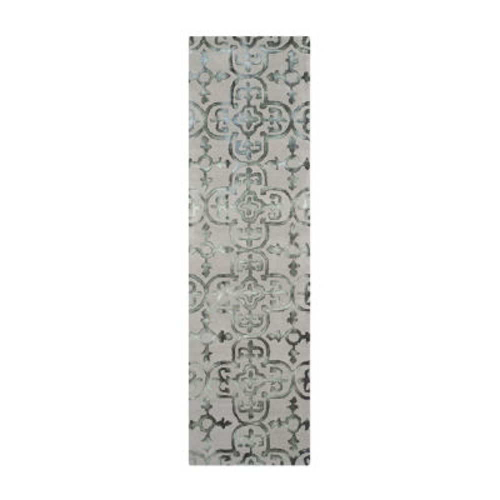 Safavieh Dip Dye Collection Danny Floral Runner Rug