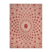 Safavieh Courtyard Collection Jacinth Geometric Indoor/Outdoor Square Area Rug