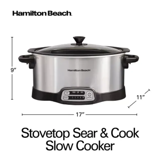 Hamilton Beach 6qt Advanced Temp Tracker Slow Cooker