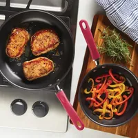 Rachael Ray Create Delicious Hard Anodized 2-pc. Deep Frying Pans