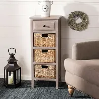 Michaela 4-Drawer Storage End Table