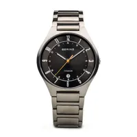 Bering Mens Titanium Silver Bracelet Watch-11739-772