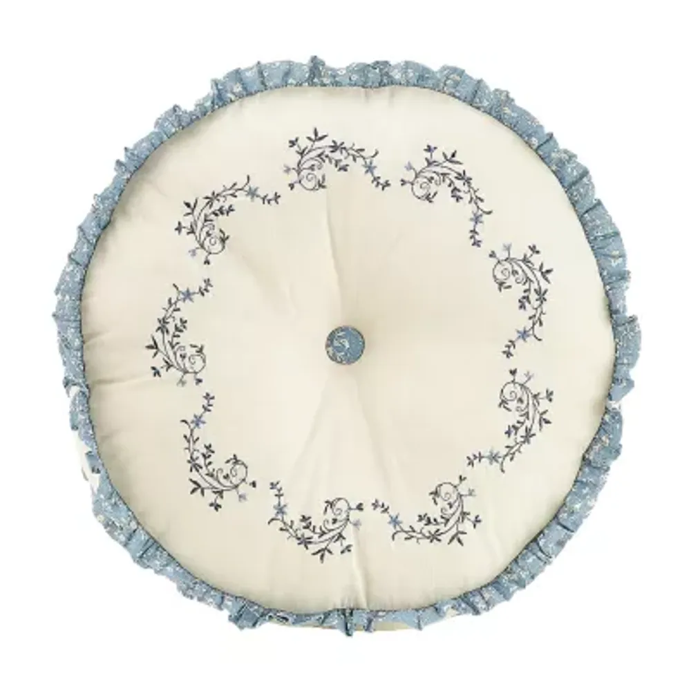 Modern Heirloom Charlotte Round Throw Pillow