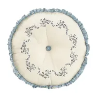 Modern Heirloom Charlotte Round Throw Pillow