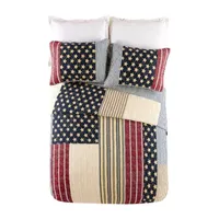 Modern Heirloom Americana 3-pc. Reversible Quilt Set