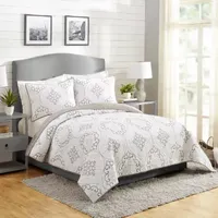 Modern Heirloom Chambers 3-pc. Embroidered Quilt Set