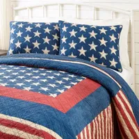 Modern Heirloom Americana Patch 3-pc. Reversible Quilt Set