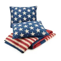 Modern Heirloom Americana Patch 3-pc. Reversible Quilt Set