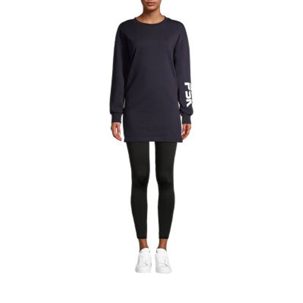 PSK Collective Long Sleeve Logo T-Shirt Dress