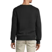 U.S. Polo Assn. Fleece Mens Embroidered Crew Neck Long Sleeve Sweatshirt