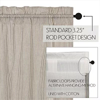 Vhc Brands Hatteras Prairie Swag Rod Pocket Tailored Valance