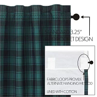 Vhc Brands Pine Grove Prairie Rod Pocket Light-Filtering Set of 2 Curtain Panel
