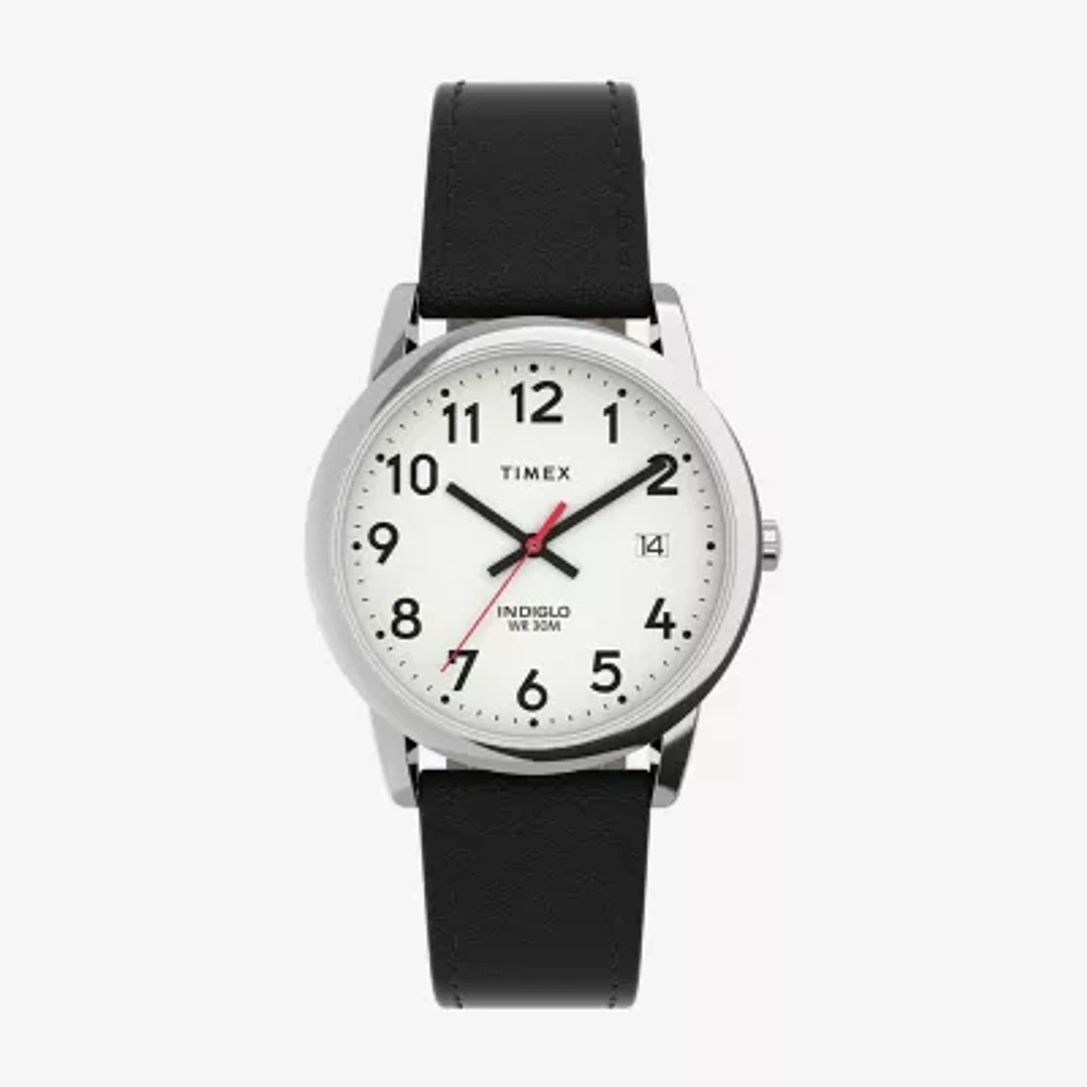 Timex Easy Reader Mens Black Strap Watch Tw2v75100jt