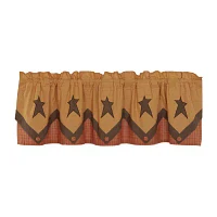 Vhc Brands Stratton Layered Rod Pocket Tailored Valance