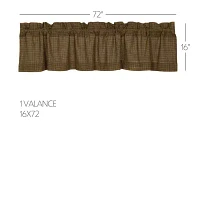 Vhc Brands Tea Cabin Rod Pocket Tailored Valance