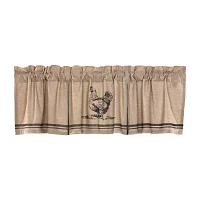 Vhc Brands Sawyer Chicken Rod Pocket Tailored Valance