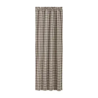 Vhc Brands Sawyer Plaid Blackout Rod Pocket Single Curtain Panel