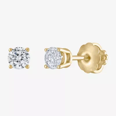 Premier Collection 1/4 CT. T.W. Natural Diamond Stud Earrings 14K Gold