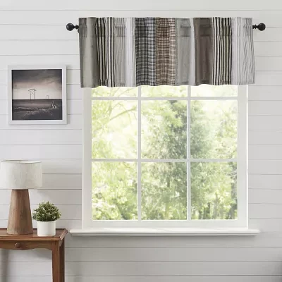 Vhc Brands Ashmont Patchwork Rod Pocket Tailored Valances