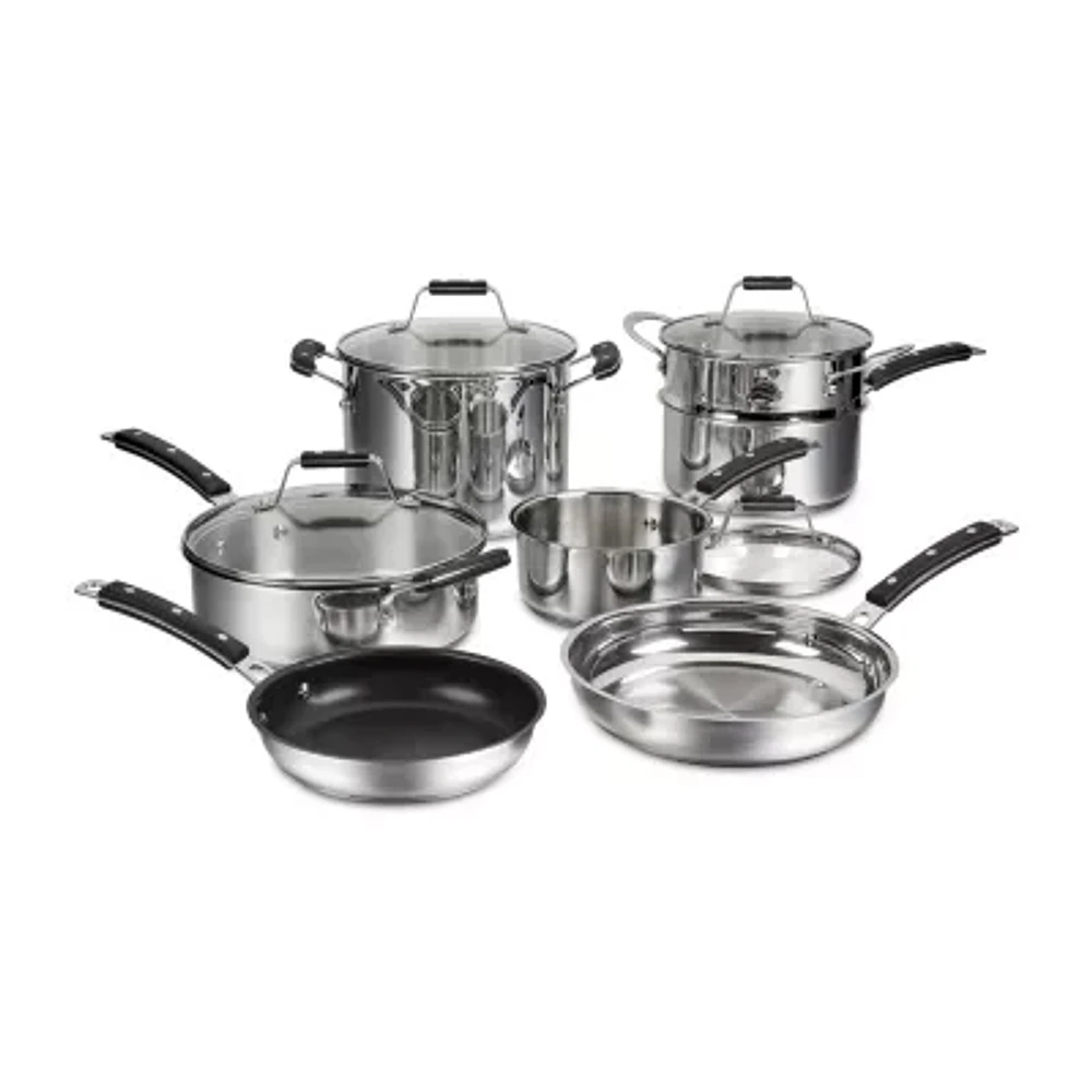 Cuisinart Heritage Stainless Steel 11-pc. Cookware Set
