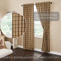 Vhc Brands Cider Mill Rod Pocket Light-Filtering Set of 2 Curtain Panel