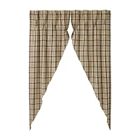 Vhc Brands Cider Mill Prairie Rod Pocket Light-Filtering Set of 2 Curtain Panel