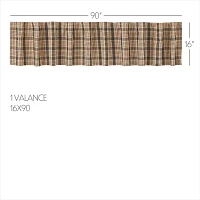 Vhc Brands Cider Mill Rod Pocket Tailored Valances