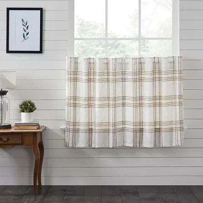 Vhc Brands Country Woven Plaid 2-pc. Rod Pocket Window Tier