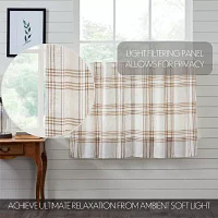 Vhc Brands Country Woven Plaid 2-pc. Rod Pocket Window Tier