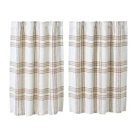 Vhc Brands Country Woven Plaid 2-pc. Rod Pocket Window Tier