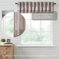 Vhc Brands Florette Rod Pocket Tailored Valances