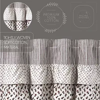 Vhc Brands Florette Rod Pocket Tailored Valances