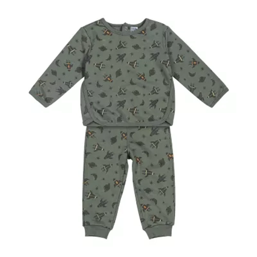 Little Lad Baby Boys 2-pc. Pant Set