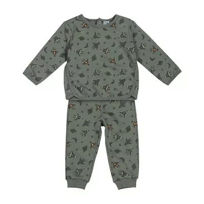 Little Lad Baby Boys 2-pc. Pant Set