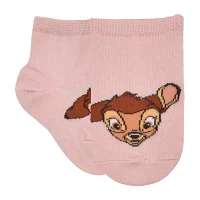 Disney Collection Toddler Girls 6 Pair Quarter Ankle Socks