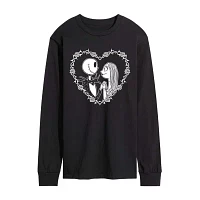 Mens Long Sleeve Nightmare Before Christmas Graphic T-Shirt