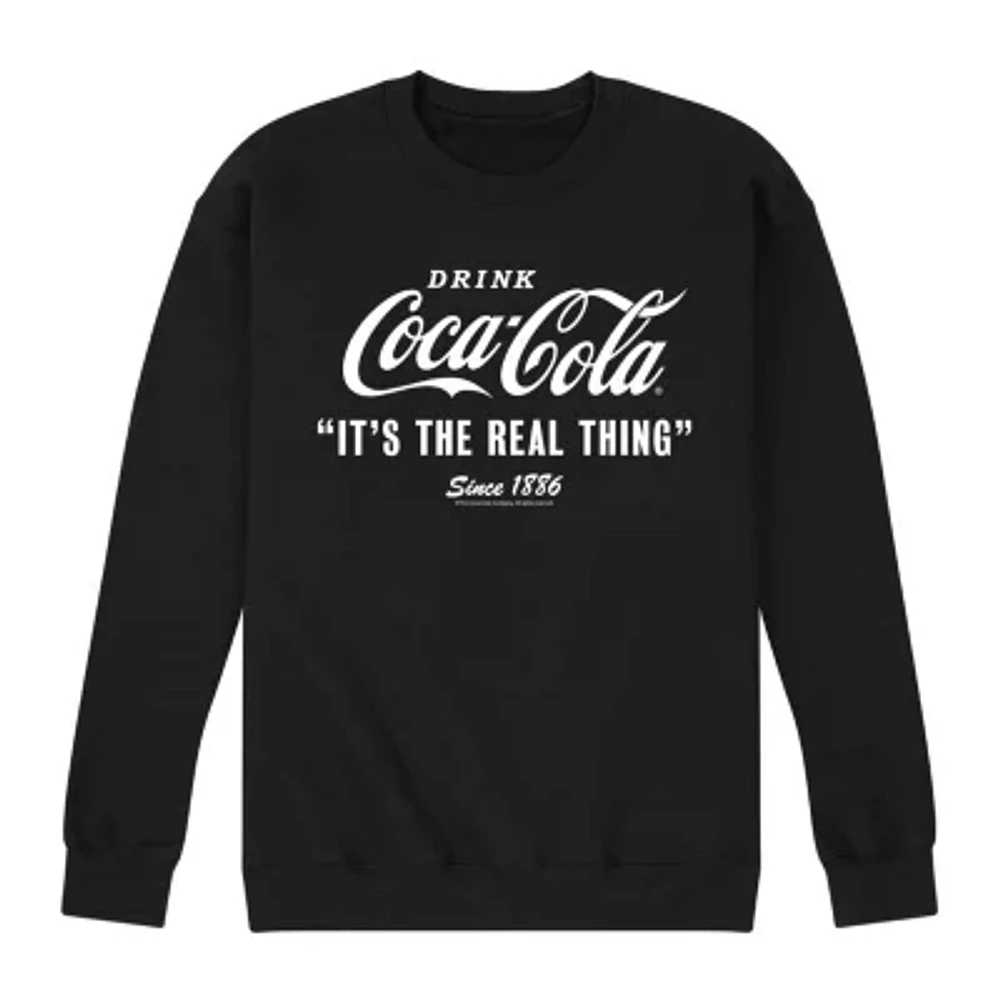 Mens Long Sleeve Coca-Cola Sweatshirt