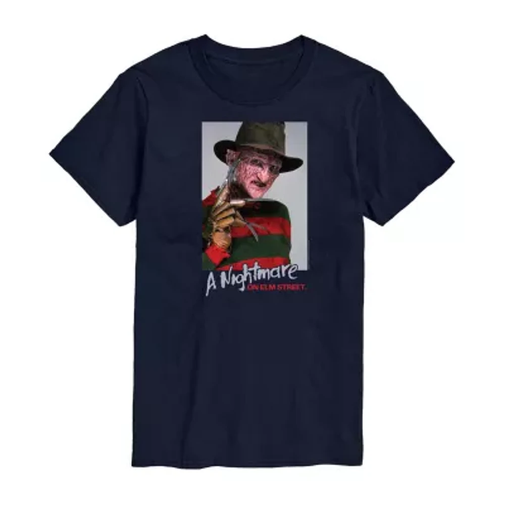 Mens Short Sleeve A Nightmare On Elm Street Graphic T-Shirt