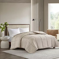 Madison Park Wingate 300 Thread Count Cotton Percale Luxury Down Alternative Comforter