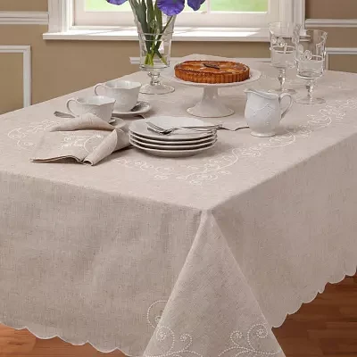 Lenox French Perle Linen Tablecloths