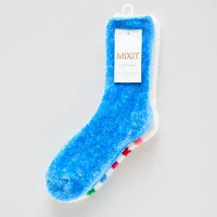 Mixit Cozy Chenille 2 Pair Crew Socks Womens