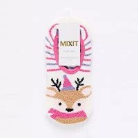 Mixit Holiday Cozy 1 Pair Liner Socks - Womens