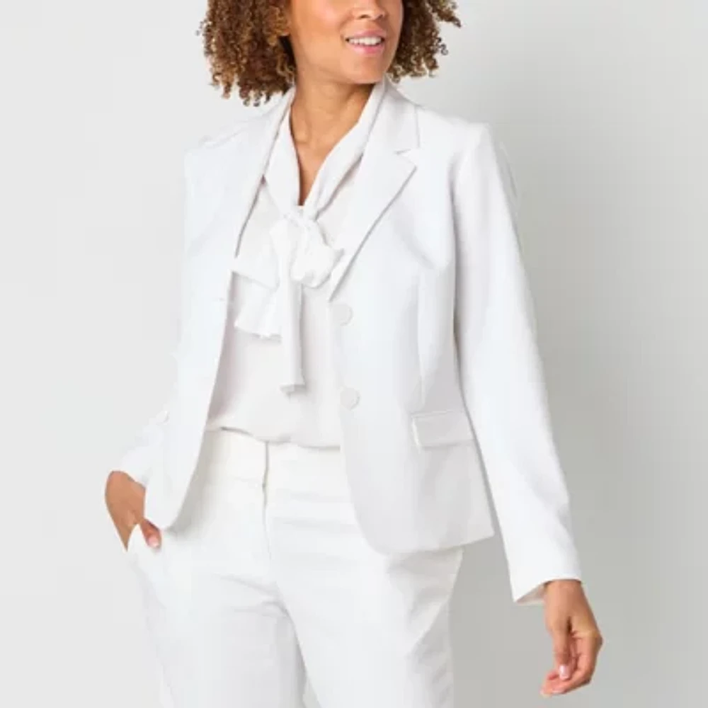 Black Label by Evan-Picone Womens Classic Fit Suit Jacket